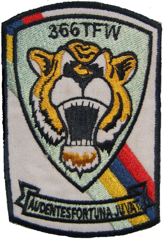 AIR FORCE PATCH 366 TFW DA NANG 366th TACTICAL FIGHTER WING U.S 